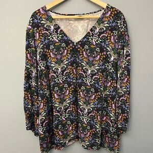 J. Jill Floral Blouse